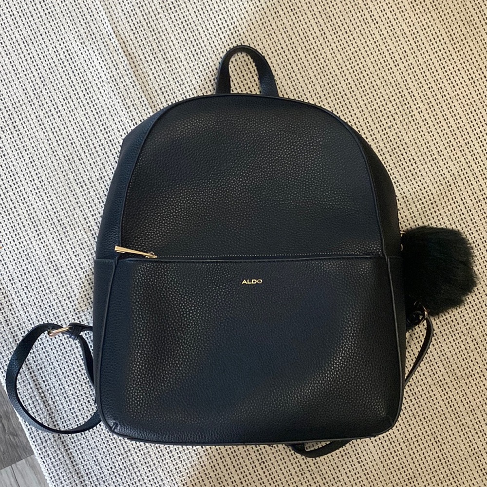 Pebble Faux Leather Backpack